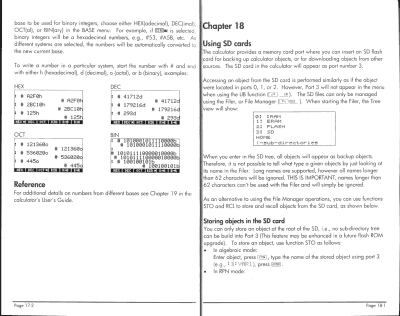 Sample pages from manual